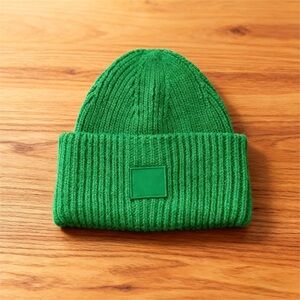 Green Knit Beanie